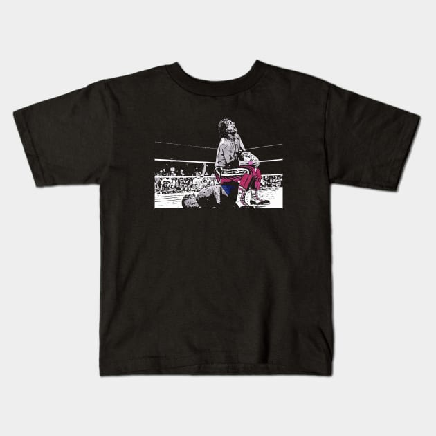 bret hart Axe Kids T-Shirt by umarerikstore